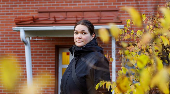 Lähihoitaja Laura Laakkonen.